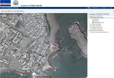 Visor del Sistema de Información Territorial de Cabo Verde